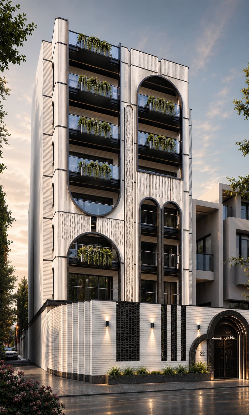 Omid Residential Facade , slide no. 1