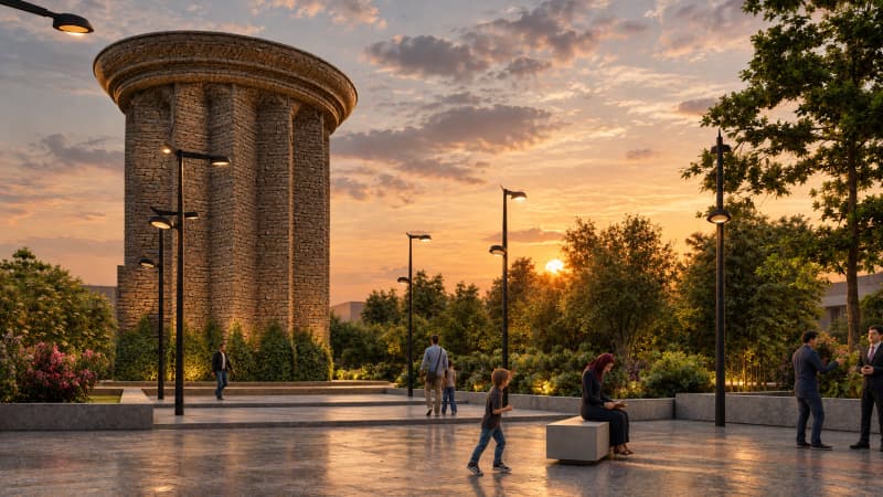 Urban Landscape Design of the Toghrol Tower